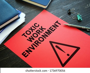Toxic Work Environment complain report in the office.