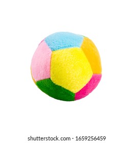 Toy Or Baby Toy Soft Ball On The Background New