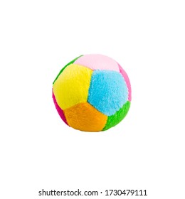 Toy Or Baby Toy Soft Ball On The Background New