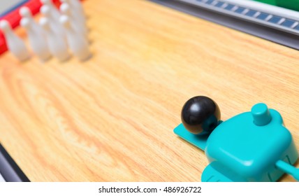 toy bowling set for kid - Shutterstock ID 486926722