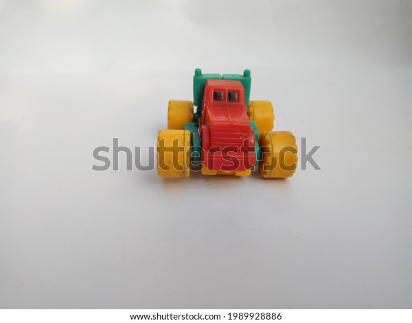 toy\
car isolated on a white background. Children\'s\
toy.