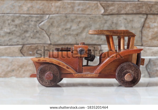 old wooden cars