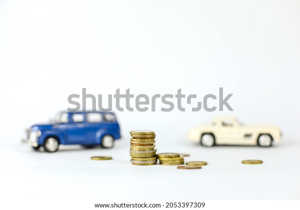 toy car and\
money, car and coins, car and\
money