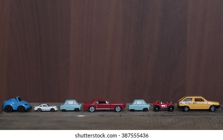 Toy Car Traffic Jam In Child's Room