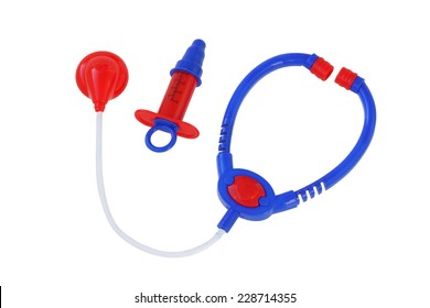 Toy Doctor Kit Stethoscope Syringe Stock Photo 228714355 | Shutterstock