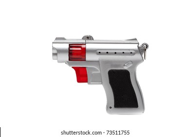 Toy Laser Raygun Isolated On White