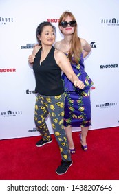 Toy Lei, Elle Schneider attend 2019 Etheria Film Night at The Egyptian Theatre, Hollywood, CA on June 29, 2019