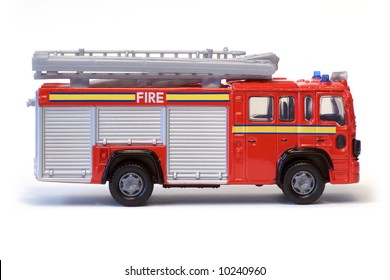 A toy London fire engine.