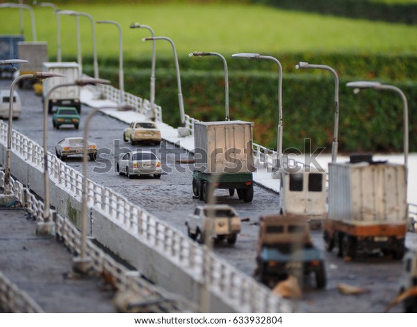 miniature cars and trucks