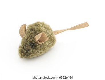 Toy Mouse On White