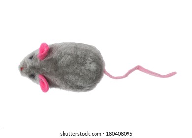 Toy Mouse On White Background 