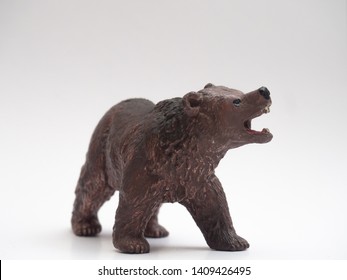 Toy Plastic Bear On White Backround Stock Photo 1409426483 | Shutterstock