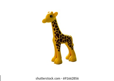 Cute Giraffe Cartoon Illustration Stock Vector (Royalty Free) 337349204