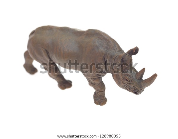 White Rhino White Rhino 5 1/8in Wild Animals Mojo 387103 