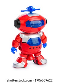 Toy Robot Isolated On White Background