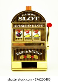 toy slot machine - Shutterstock ID 176250485