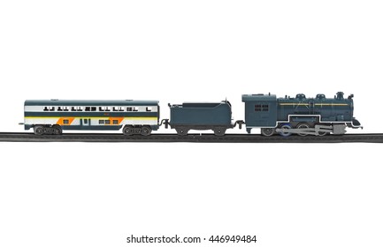 Toy Train Isolated On White Background