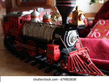 toy train for christmas tree