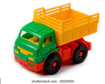 Toy Truck Isolated On White