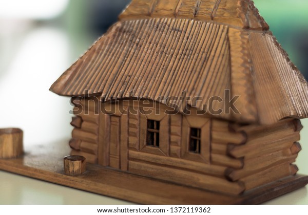 toy wooden buildings