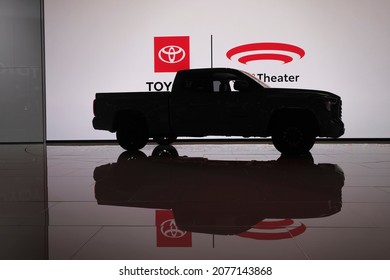 A Toyota Tundra Vehicle Is Displayed At The 2021 LA Auto Show Media Day In Los Angeles, November, 18, 2021. 
