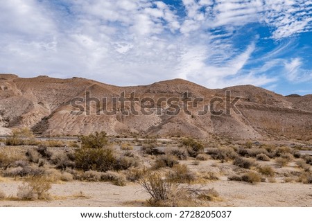 Tr4. The Dove Spring Formation (formerly the Ricardo Formation), continental and lacustrine sediments containing lava flows and tuff. Red Rock Canyon State Park, Kern County, California. Mojave Desert
