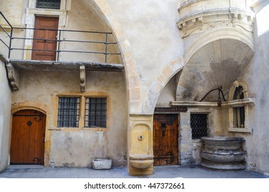 Traboules Courtyards In Lyon, France