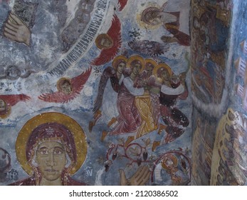 Trabzon, Turkey 06.05.2014 The Iconoclasm Period, Visitors And Treasure Hunters Played An Important Role In The Destruction Of Sümela Monastery.