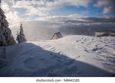 Traces in the snow