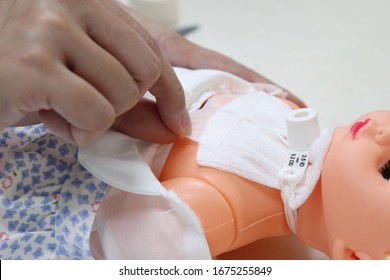 Tracheostomy Care  Suction Dressing Wound Ambubaging 