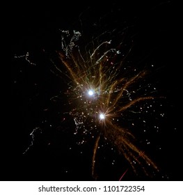 Tracing Capture Firework Full Explosion Stock Photo 1101722354 ...