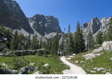 Track To The Emerald Lake. Rocky Mountain National Park. Colorado.