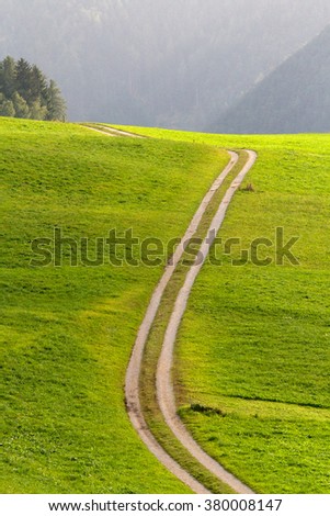 Similar – Image, Stock Photo finally free Meadow Calm