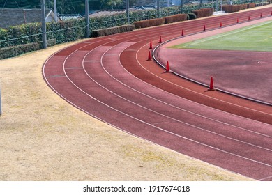 Track And Field Stadium Track Corner