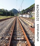 Track of Seibu Ikebukuro Line - Saitama Prefecture, Japan
