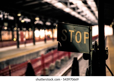 Tracks At Hoboken Station