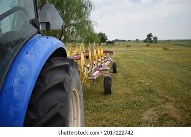 Tractor Hay Rake Farm Field Stock Photo 2017222742 | Shutterstock