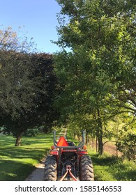 Tractor On A Country Lane