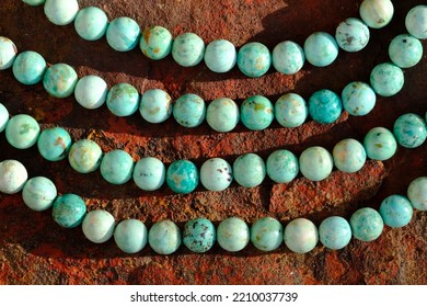 The Trade Name Of This Stone Is Peruvian Turquoise.