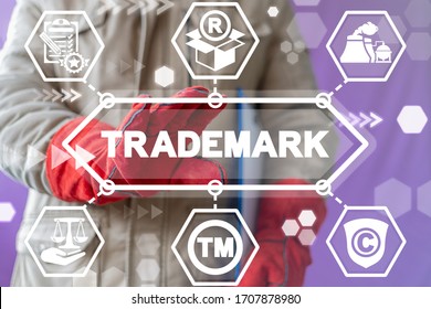 Trademark Law Copyright Rights Safety Industrial Product Concept. Industry Brand TM Protection.