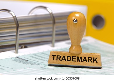 Trademark Printed On Rubber Stamp