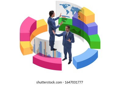 Trader working in technical visualization environment
