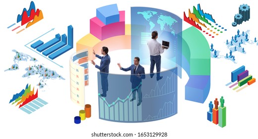 Trader working in technical visualization environment