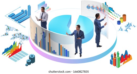 Trader working in technical visualization environment