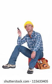 Tradesman Fed Up With His Ringing Phone