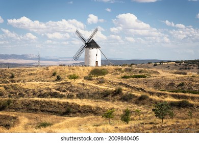 Tradicional Windmill In Ojos Negros, Teruel, Spain