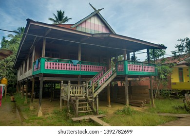 The tradional indonesian village house