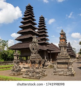 Traditinal Balinese temple. Beautiful hindu temple at Bali island. Indonesia.
