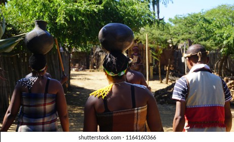 A traditional African Tribes Zulu people, South Africa