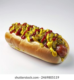 a traditional American hot dog - Powered by Shutterstock